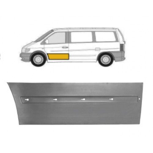 Ремчастина металева AS07348791 на MERCEDES VITO (W638) 1996-2002