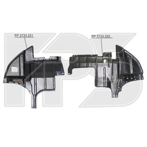 Ремчастина пластикова AS07349037 на MITSUBISHI OUTLANDER I 2003-2009