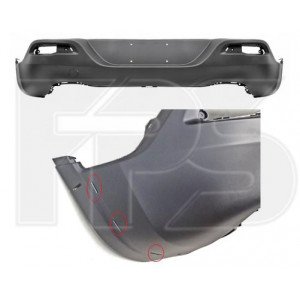 Бампер AS07349130 на JEEP CHEROKEE 2013-2018