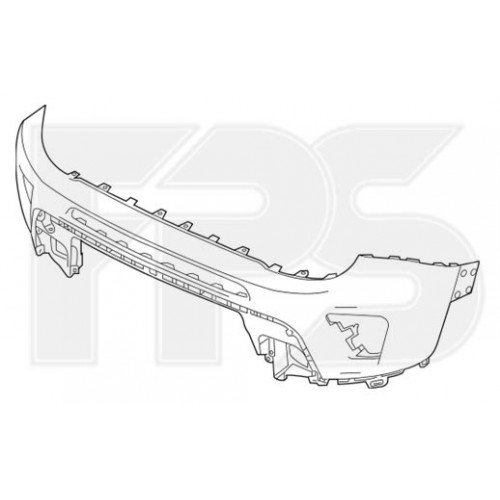 Накладка бампера AS08118007 на JEEP RENEGADE 2019-