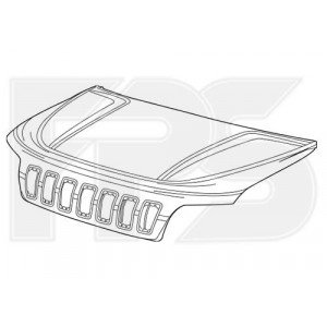 Капот AS07349368 на JEEP CHEROKEE 2019-