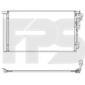 Кондесатор кондиціонера AS08119549 на KIA FORTE 2018-