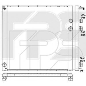 Радіатор охолодження AS07349967 на LAND ROVER RANGE ROVER 2002-2012