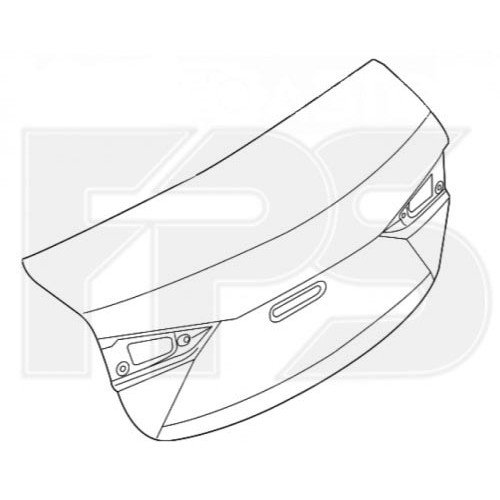 Крышка багажника AS07350223 на MAZDA 3 (BM) SDN/HB 2016-2018