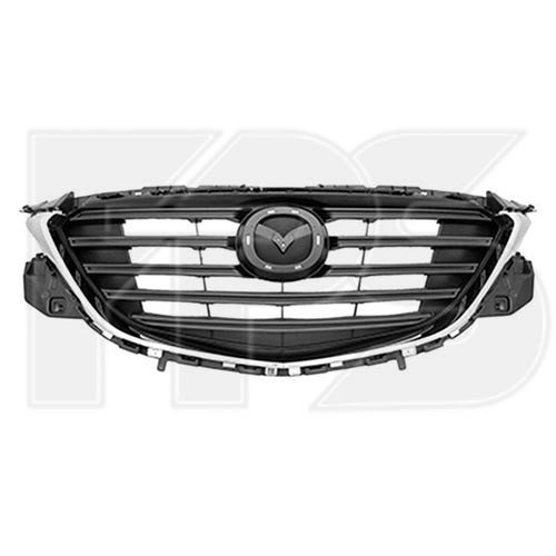 Решітка радіатора пластикова AS08114824 на MAZDA CX9 2016-
