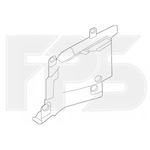 Ремчасть пластиковая AS07350378 на MAZDA 3 (BP) HB 2018-