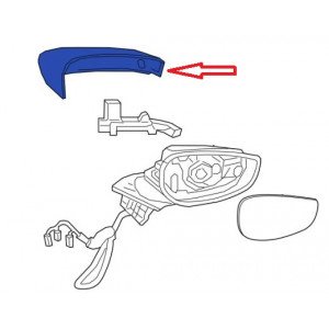 Крышка зеркала AS07350405 на MAZDA 3 (BP) SDN 2018-