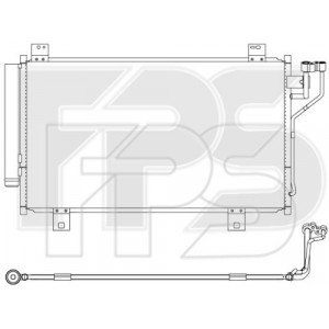 Кондесатор кондиционера AS07350030 на MAZDA 3 (BP) SDN 2018-