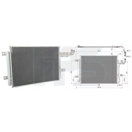 Кондесатор кондиціонера AS08118232 на MAZDA 3 (BP) SDN 2018-