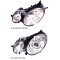 Фара передняя AS07350626 на MERCEDES 211 (E-CLASS) 2002-2006