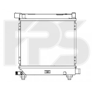 Радіатор охолодження AS07350440 на MERCEDES 190 (W201) 1982-1993