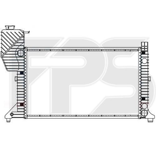 Радиатор охлаждения AS07350455 на MERCEDES SPRINTER 2000-2006