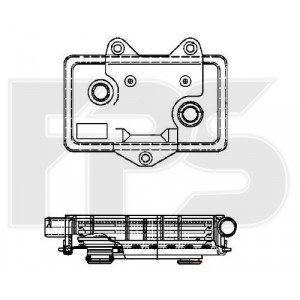 Радіатор масляний AS07350471 на MERCEDES VITO / V-CLASS 1996-2002