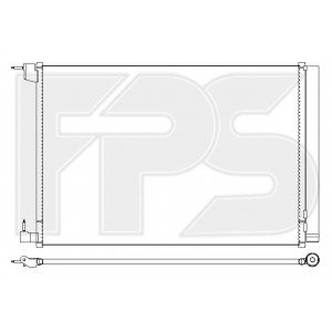 Кондесатор кондиционера AS07350488 на MERCEDES 253 (C-CLASS GLC) 2015-