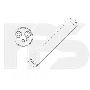 Осушитель кондиционера AS07350516 на VOLKSWAGEN CRAFTER 2006-2016