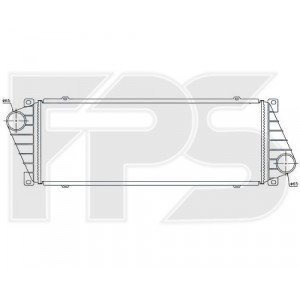 Радіатор наддуву AS07350526 на MERCEDES SPRINTER 2000-2006