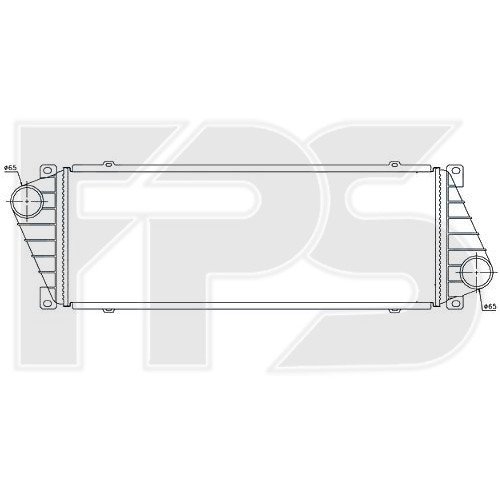 Радіатор наддуву AS07350526 на VOLKSWAGEN LT II 1996-2005
