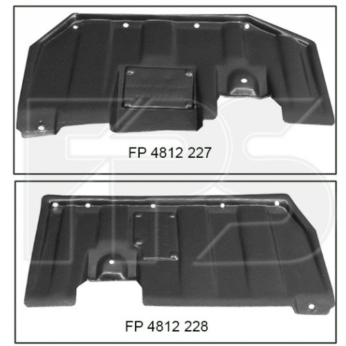Ремчасть пластиковая AS07350957 на MITSUBISHI OUTLANDER II (XL) 2007-2012