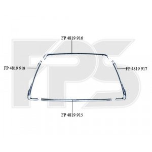 Решетка пластиковая AS00047821 на MITSUBISHI OUTLANDER SPORT 2010-2013