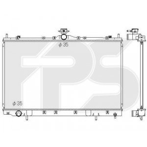 Радіатор охолодження AS07350831 на MITSUBISHI GRANDIS 2003-2011