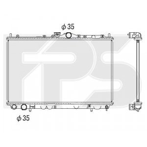 Радиатор охлаждения AS07350851 на MITSUBISHI SPACE STAR 2002-2005