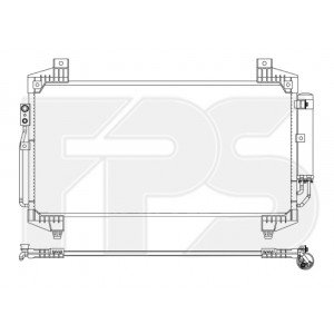 Кондесатор кондиціонера AS07350865 на MITSUBISHI ECLIPSE CROSS 2017-