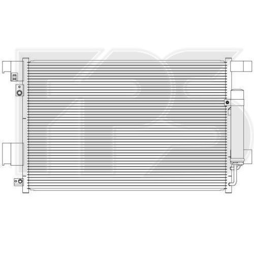 Кондесатор кондиціонера AS07350872 на PEUGEOT 4007 2007-2012