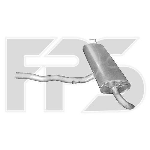 Глушитель AS07351408 на NISSAN QASHQAI+2 2010-2014