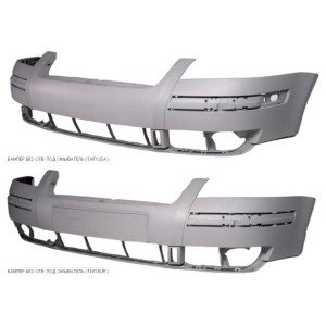 Передний Бампер AS00050377 на VOLKSWAGEN PASSAT (B5) 2000-2005