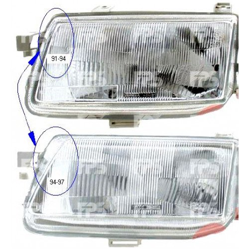 Фара передняя AS07351713 на OPEL ASTRA F 1991-1997
