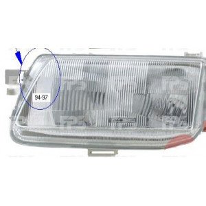 Фара передняя AS07351715 на OPEL ASTRA F 1991-1997