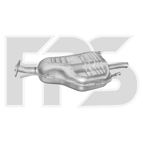 Глушитель AS07351739 на OPEL ASTRA G 1998-2009