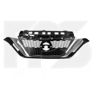 Решетка радиатора пластиковая AS08116868 на NISSAN VERSA NOTE 2017-2019