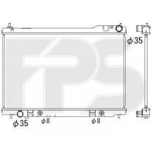 Радіатор охолодження AS07351219 на INFINITI FX35/45 2003-2008
