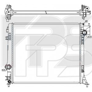 Радіатор охолодження AS07351234 на RENAULT KADJAR 2016-2022