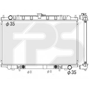 Радиатор охлаждения AS07351249 на NISSAN MAXIMA (A32) 1995-2000