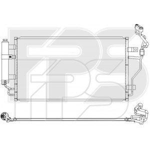 Кондесатор кондиционера AS08120526 на NISSAN NV200 2009-2016