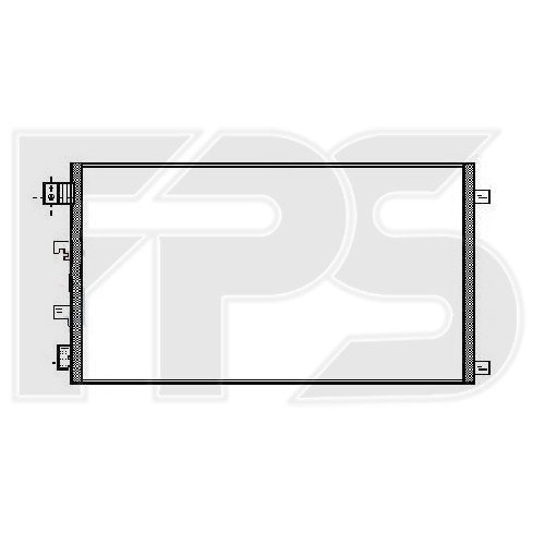 Кондесатор кондиционера AS08108708 на NISSAN QASHQAI+2 2010-2014