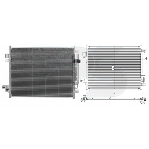 Кондесатор кондиционера AS08114594 на NISSAN NOTE 2013-2017