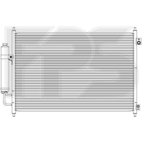Кондесатор кондиціонера AS07351294 на NISSAN X-TRAIL (T31) 2010-2014