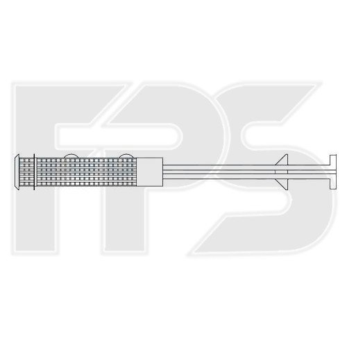 Осушувач кондиціонера AS07352243 на OPEL ZAFIRA 1999-2005