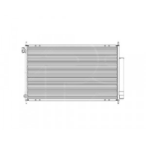 Кондесатор кондиционера AS07297382 на ACURA TSX 2004-2008