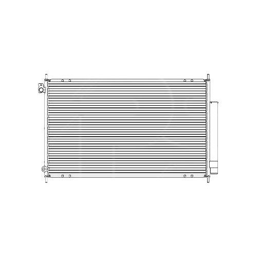 Кондесатор кондиціонера AS07297382 на ACURA TSX 2004-2008