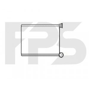 Радиатор печки AS07352554 на CITROEN C3 PICASSO 2009-2017