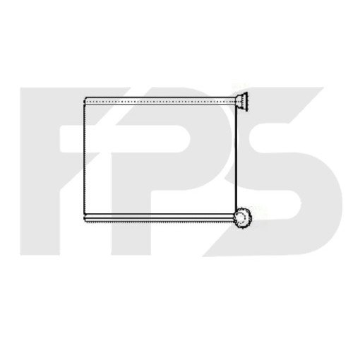 Радиатор печки AS07352554 на CITROEN C3 PICASSO 2009-2017