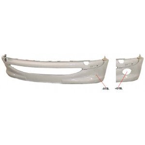 Бампер AS07352759 на PEUGEOT 206 1998-2009