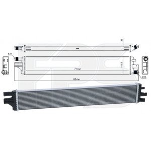 Радиатор охлаждения AS08115845 на OPEL MOVANO 2010-2019