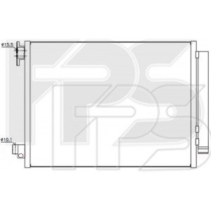 Кондесатор кондиціонера AS07352906 на RENAULT CAPTUR 2017-2019