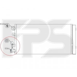 Кондесатор кондиционера AS07352910 на RENAULT MEGANE (III) 2009-2016