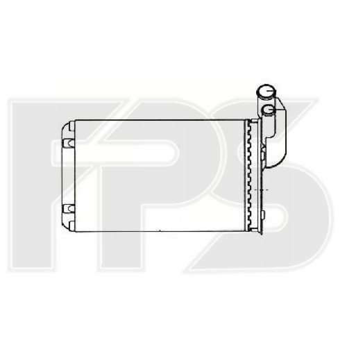 Радиатор печки AS08114451 на RENAULT R19 1992-1995